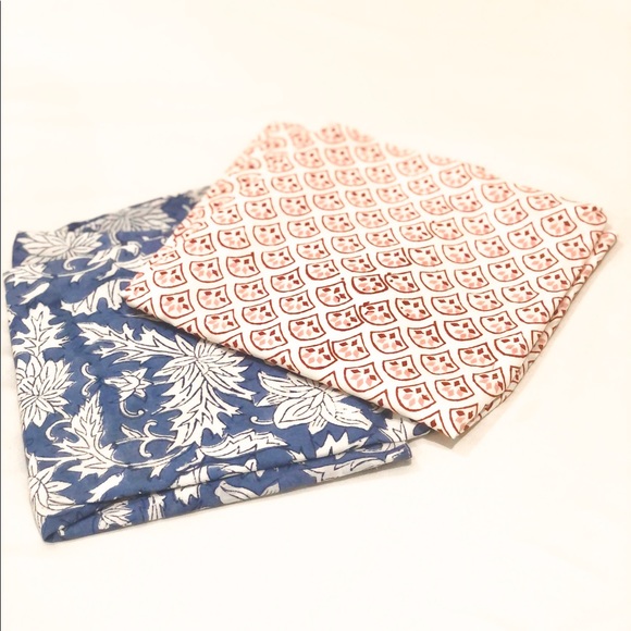 Block Print Shopping Tote - Picture 2 of 2